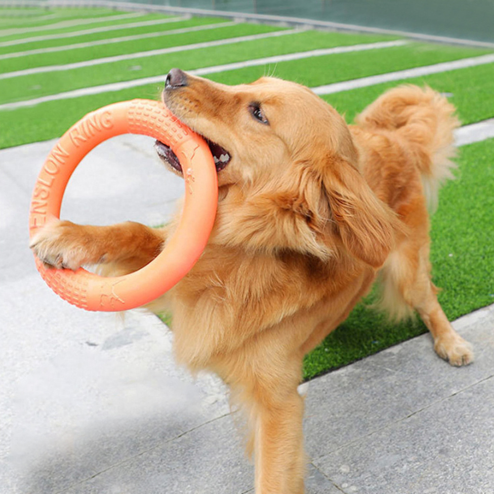 1 ، ألعاب كلاب برتقالية اللون  - مراجعة Indestructible Dog Chew Toy وسعره