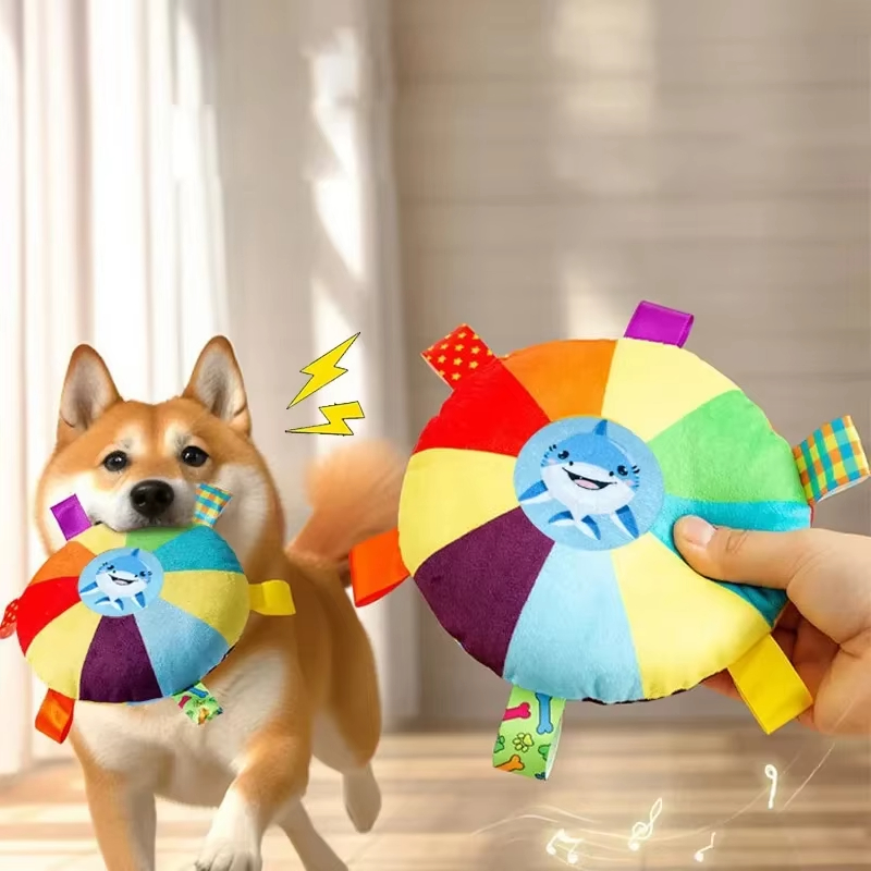 لعبة الكلب القطيفة قرص الطيران - مراجعة Flying Disc Dog Training Toy وسعره