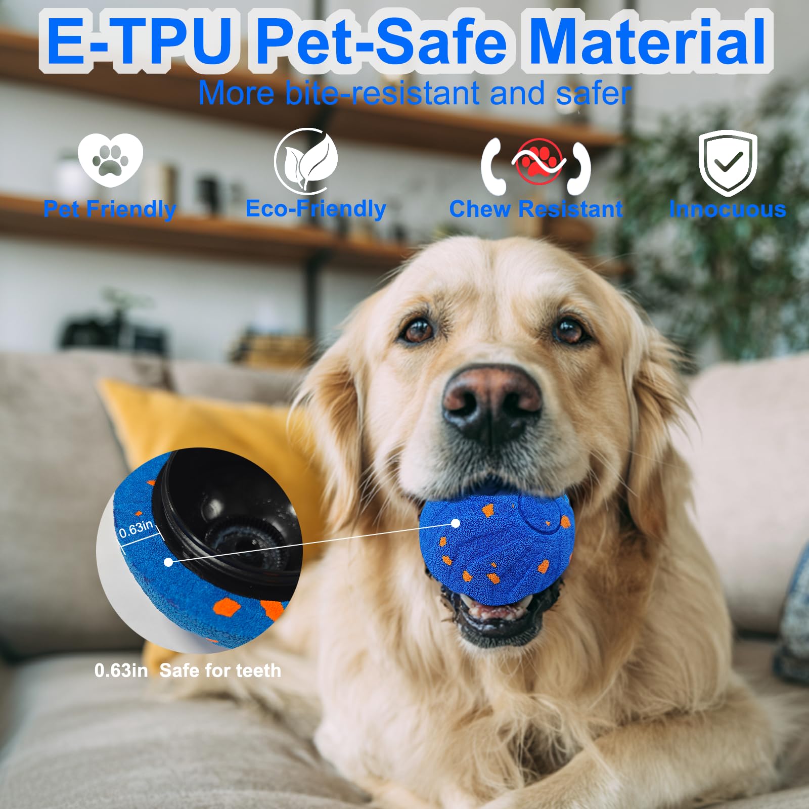 كرة الكلب التفاعلية، ألعاب الك - مراجعة Automatic Moving Dog Ball وسعره