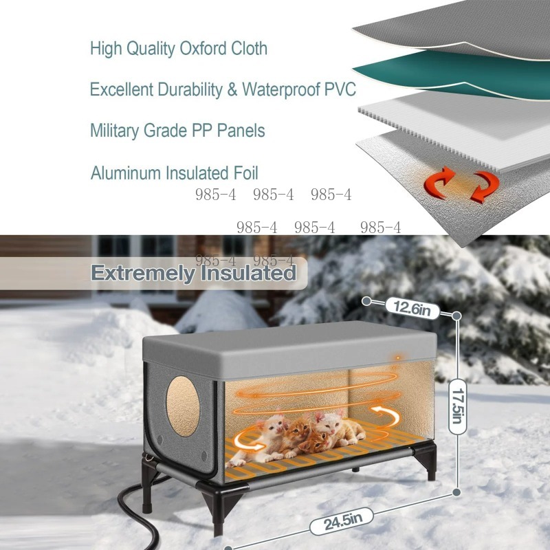 بيت حيوانات أليفة كهربائي للتد - مراجعة Pet Beds وسعره