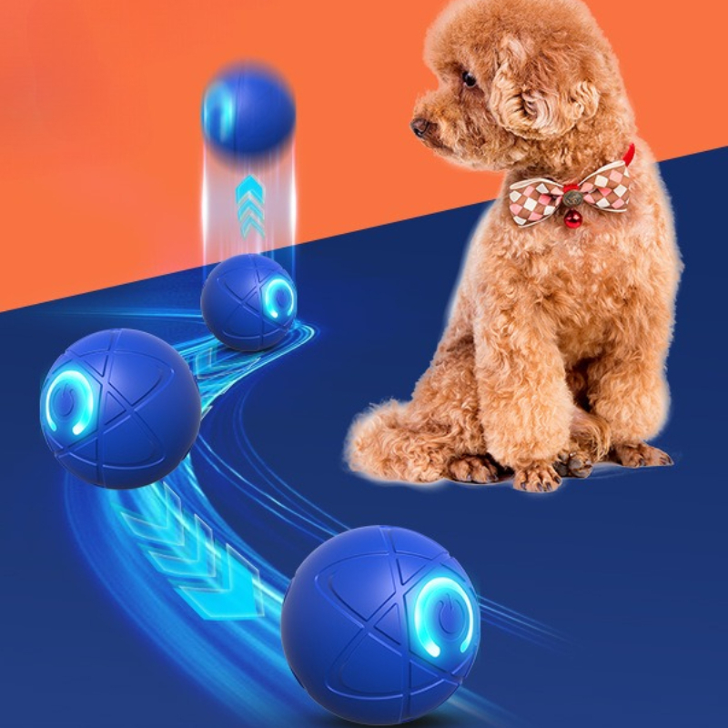 لعبة الكلب الذكية الكرة USB ال - مراجعة Automatic Moving Dog Ball وسعره