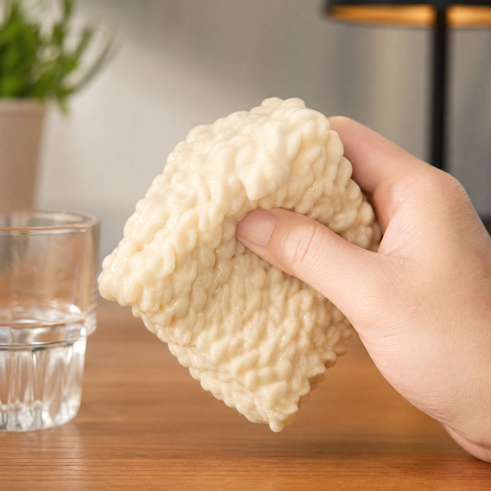 مكعبات بناء على شكل كلب لطيف،  - مراجعة Interactive Squeaky Plush Dog Toy وسعره