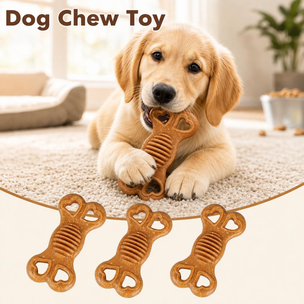 لعبة عض للكلاب غير قابلة للتلف - مراجعة Teeth Cleaning Dog Chew Bone وسعره