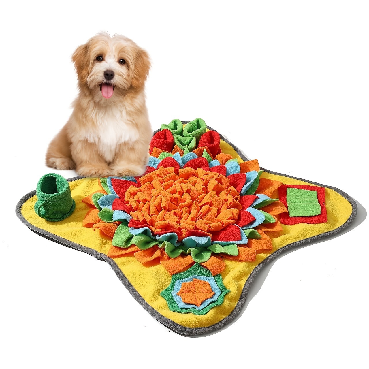 حصيرة سنفل الحيوانات الأليفة ا - مراجعة Dog Puzzle Feeder Toy وسعره